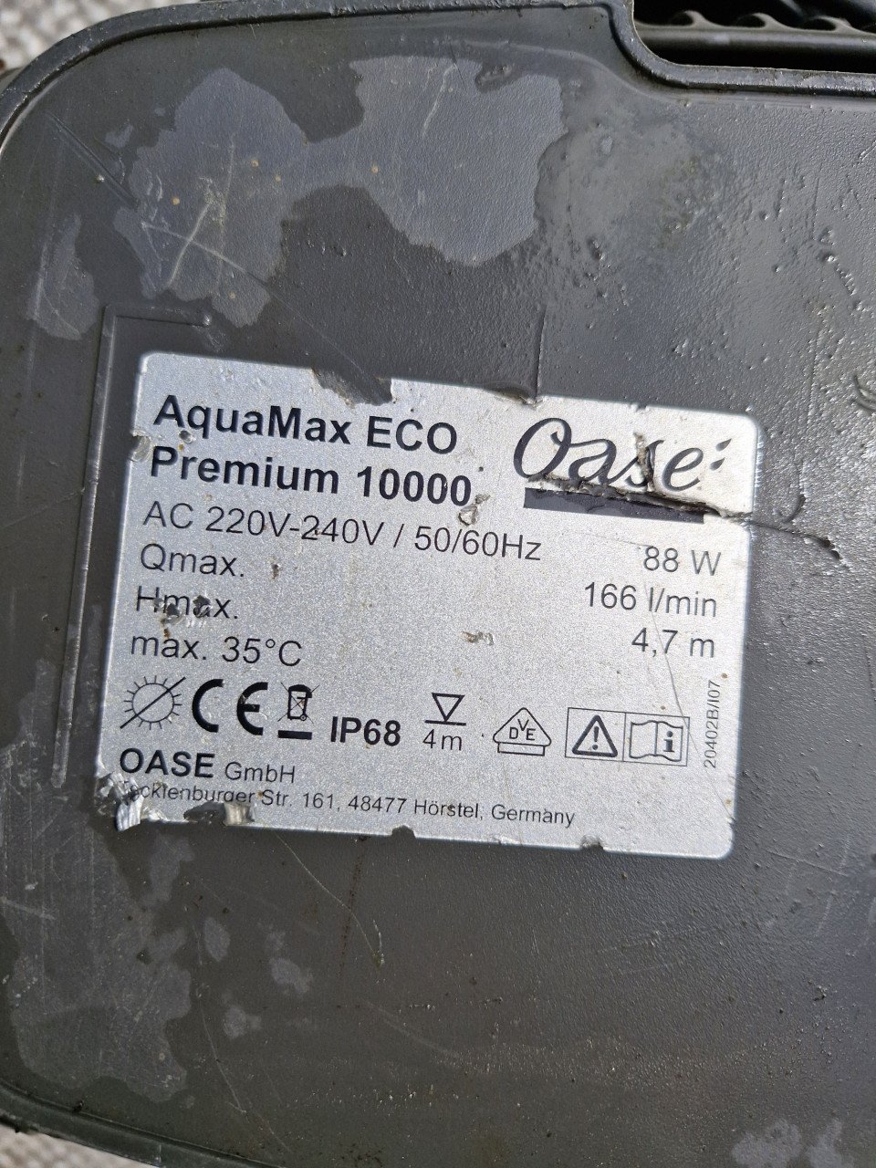 Oase AquaMax Eco premium 10.000 liter pomp