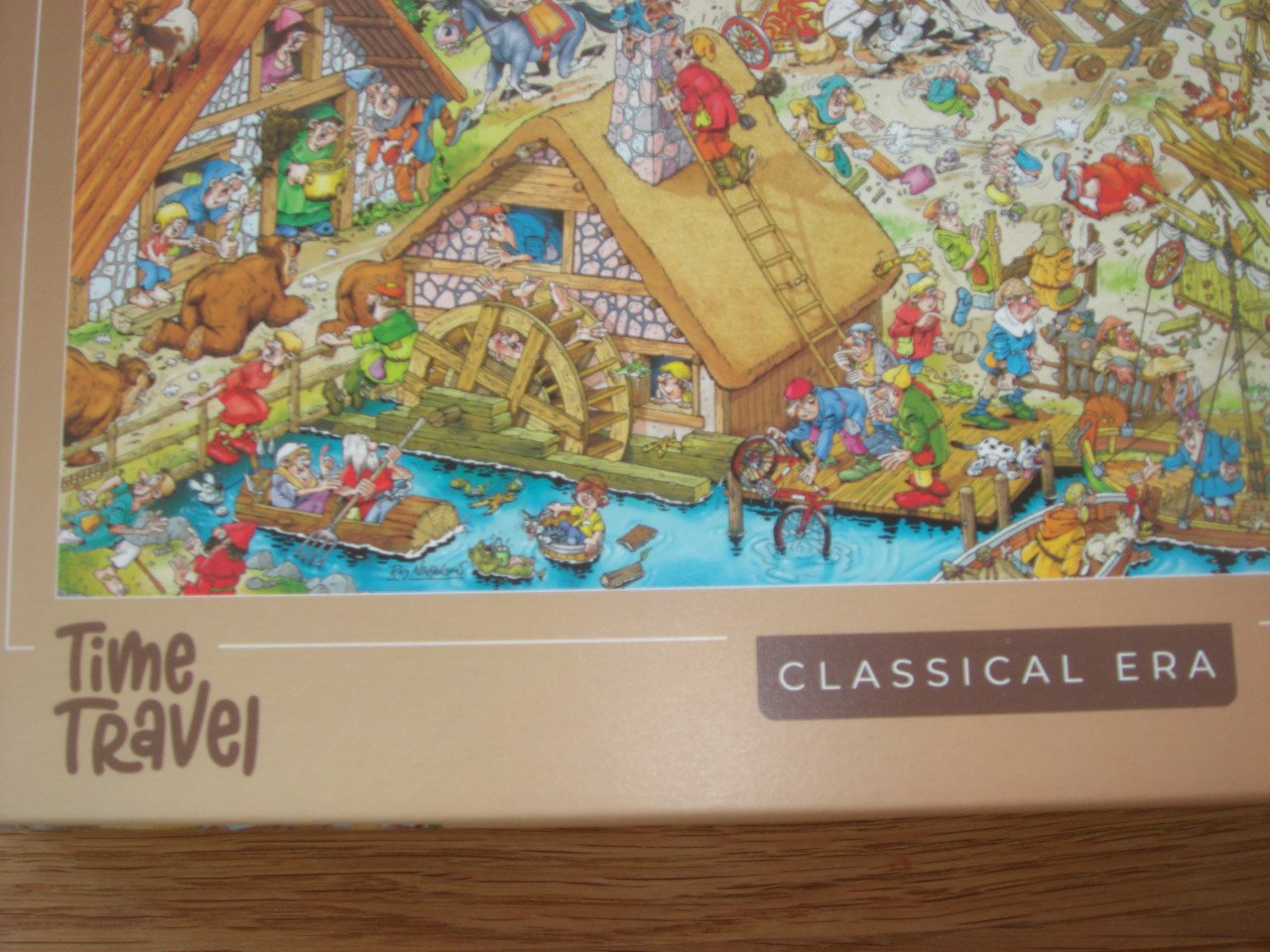 Te koop Complete grappige Time Travel puzzel Classical era 1000 Stukjes