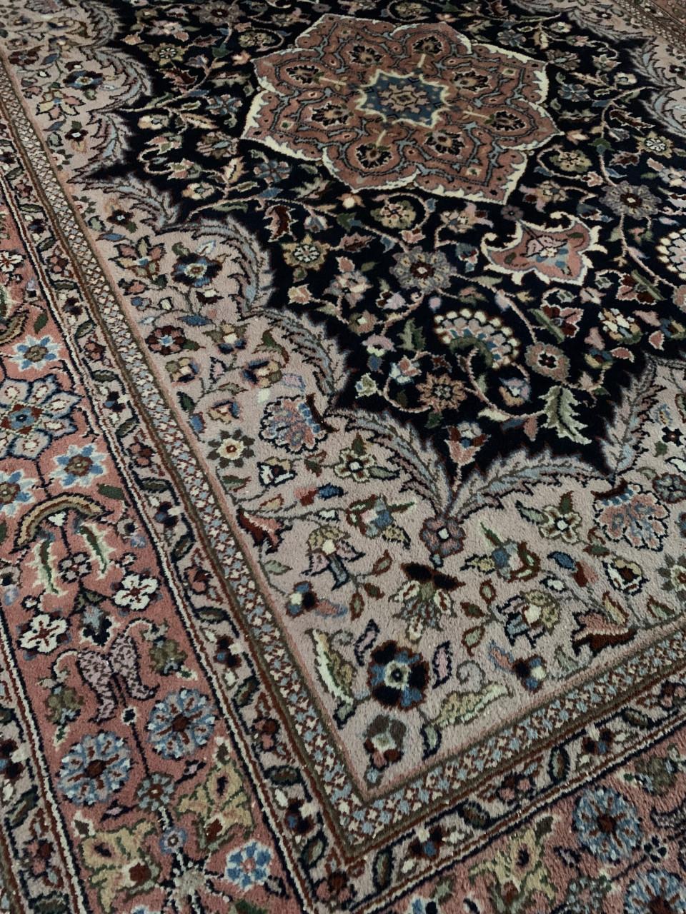 💖Schitterend Sfeervol Oudroze Handgeknoopt Keshan Vloerkleed💖