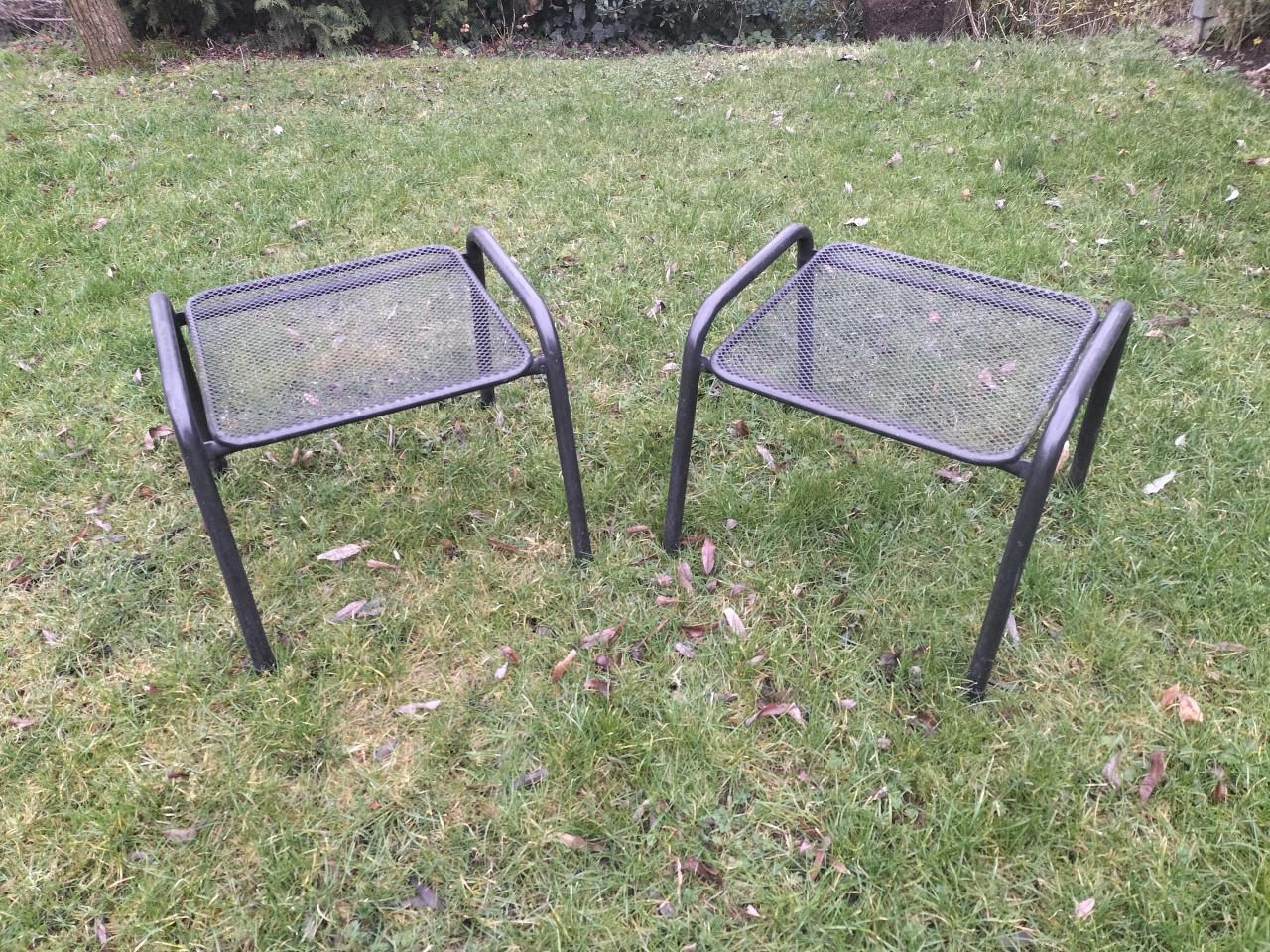 Hocker (2x) voor tuinset