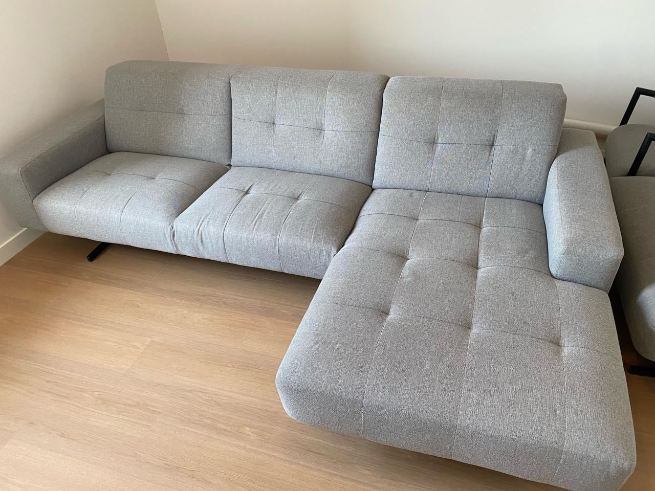 Montel bank inclusief poef en fauteuil