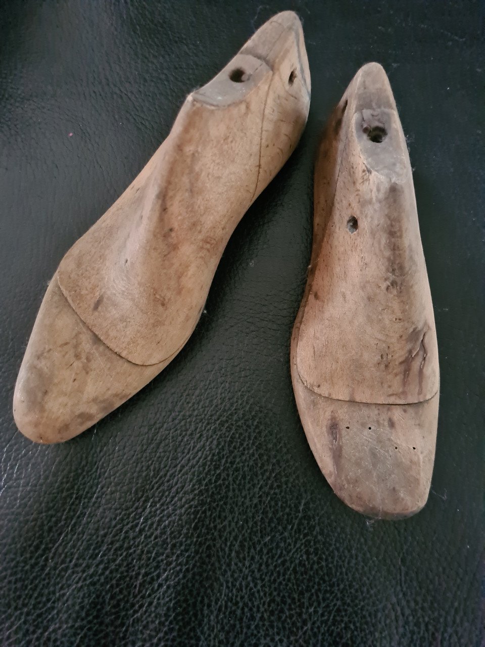 Antiek houten schoen mal / leest