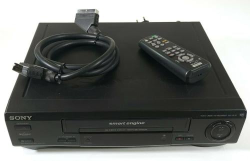 Sony videorecorder, type SLV-E130, compleet met afst. bediening