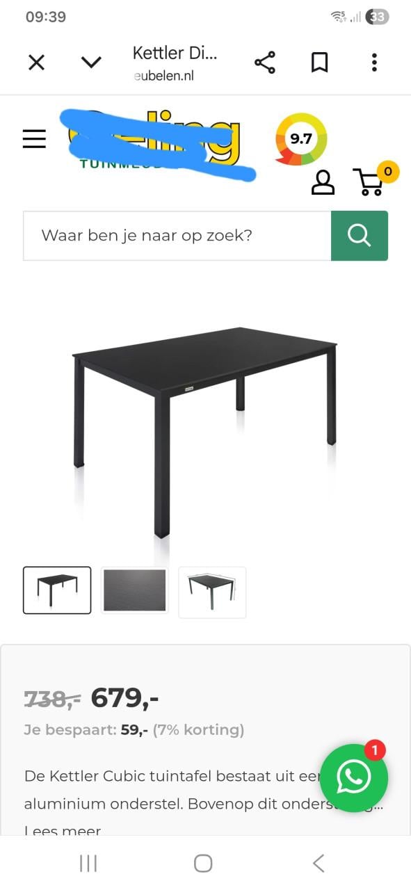 Tuintafel