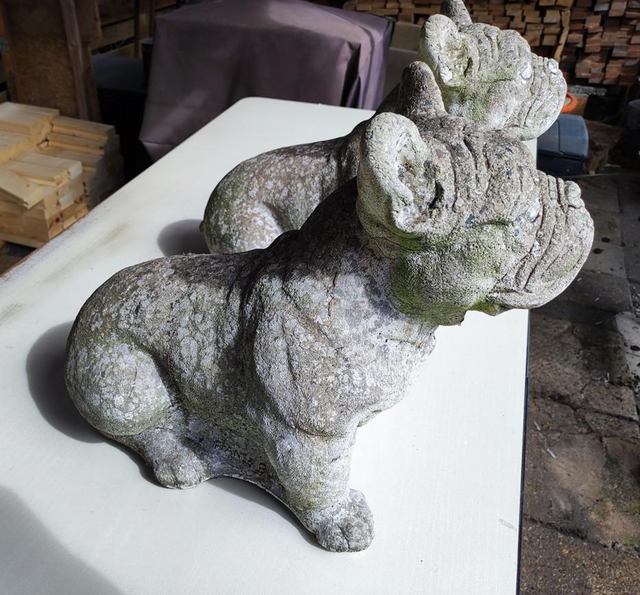 Tuinbeeld franse bulldog