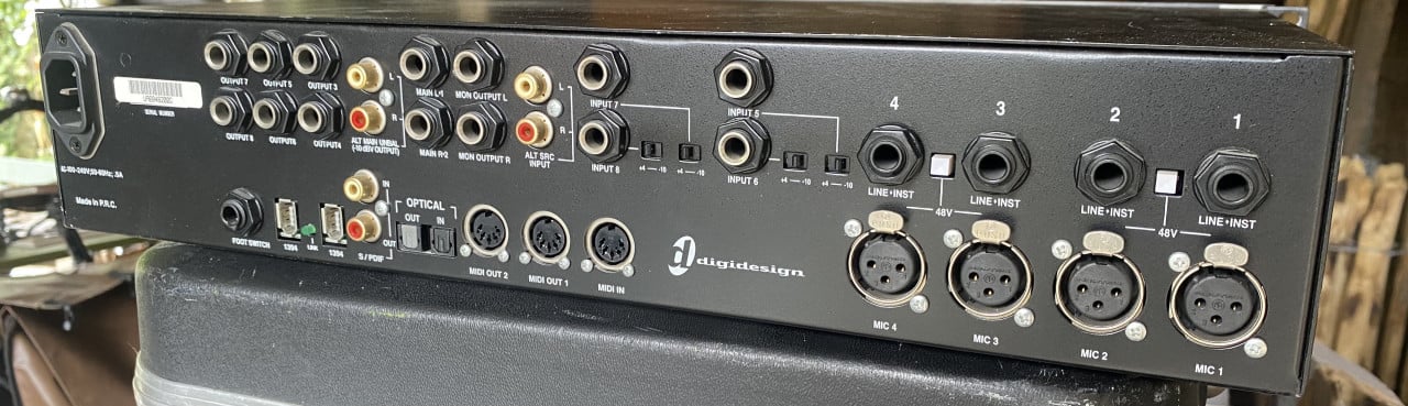 Audio interface Digidesign digi track 002