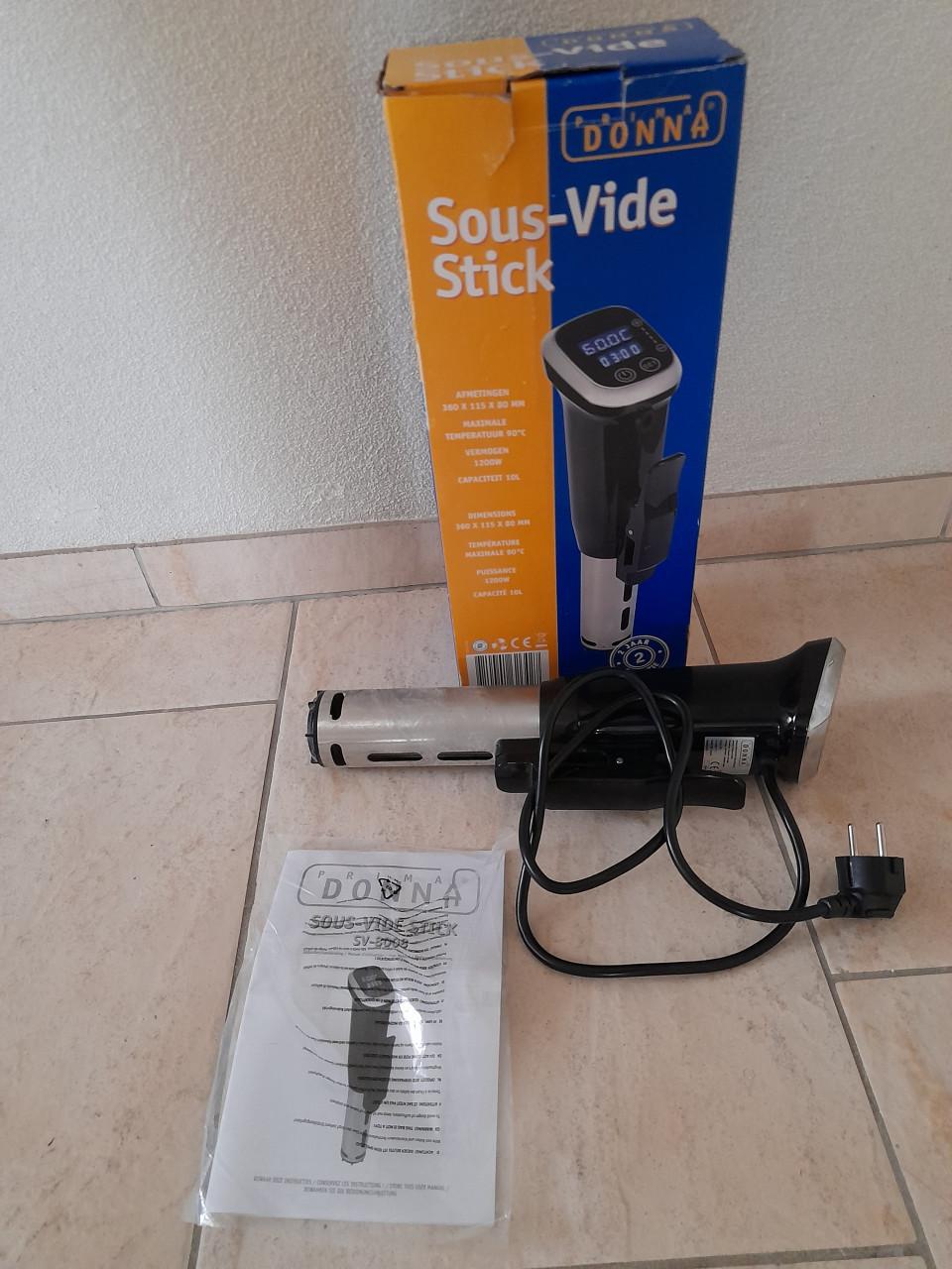 Donna dompelaar Saus-vide stick, 1200 watt (max 90 graden)"