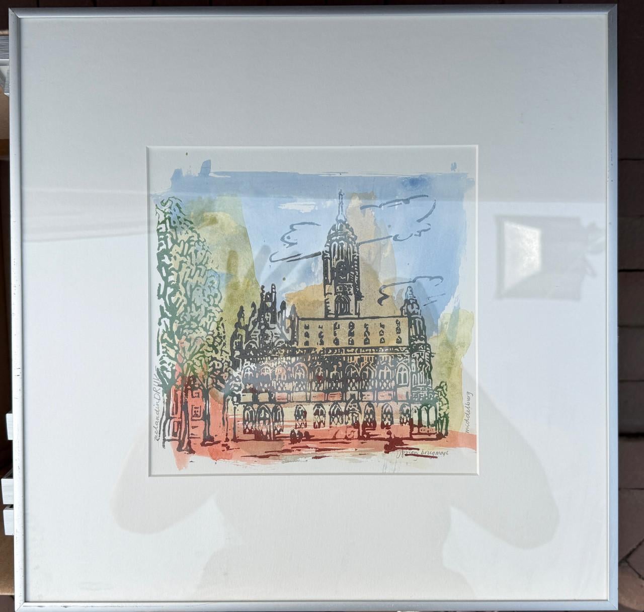 9 schilderijen van Jorien Brugmans – Zeeuwse stadsgezichten