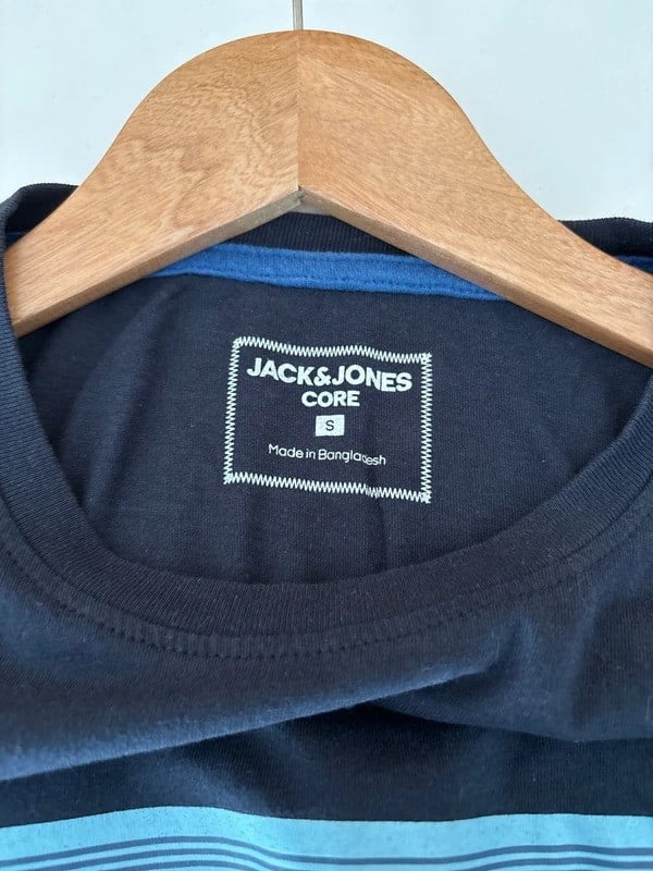 Jack & Jones T-shirt 👕 Marineblauw – Maat S