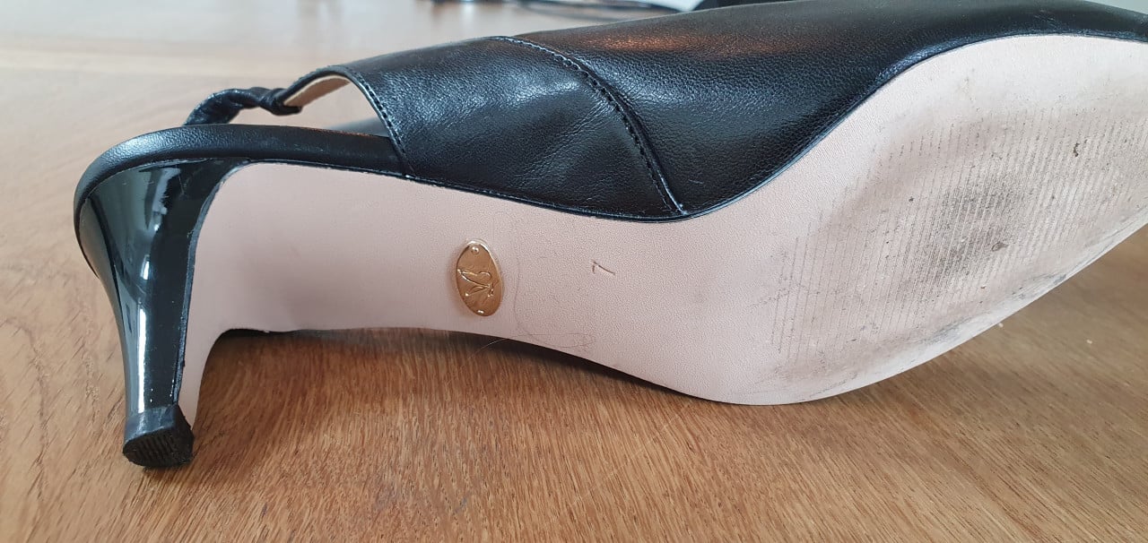 Pumps met open hiel, maat 41