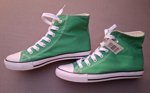 Groene gympen, mt 36, nieuw