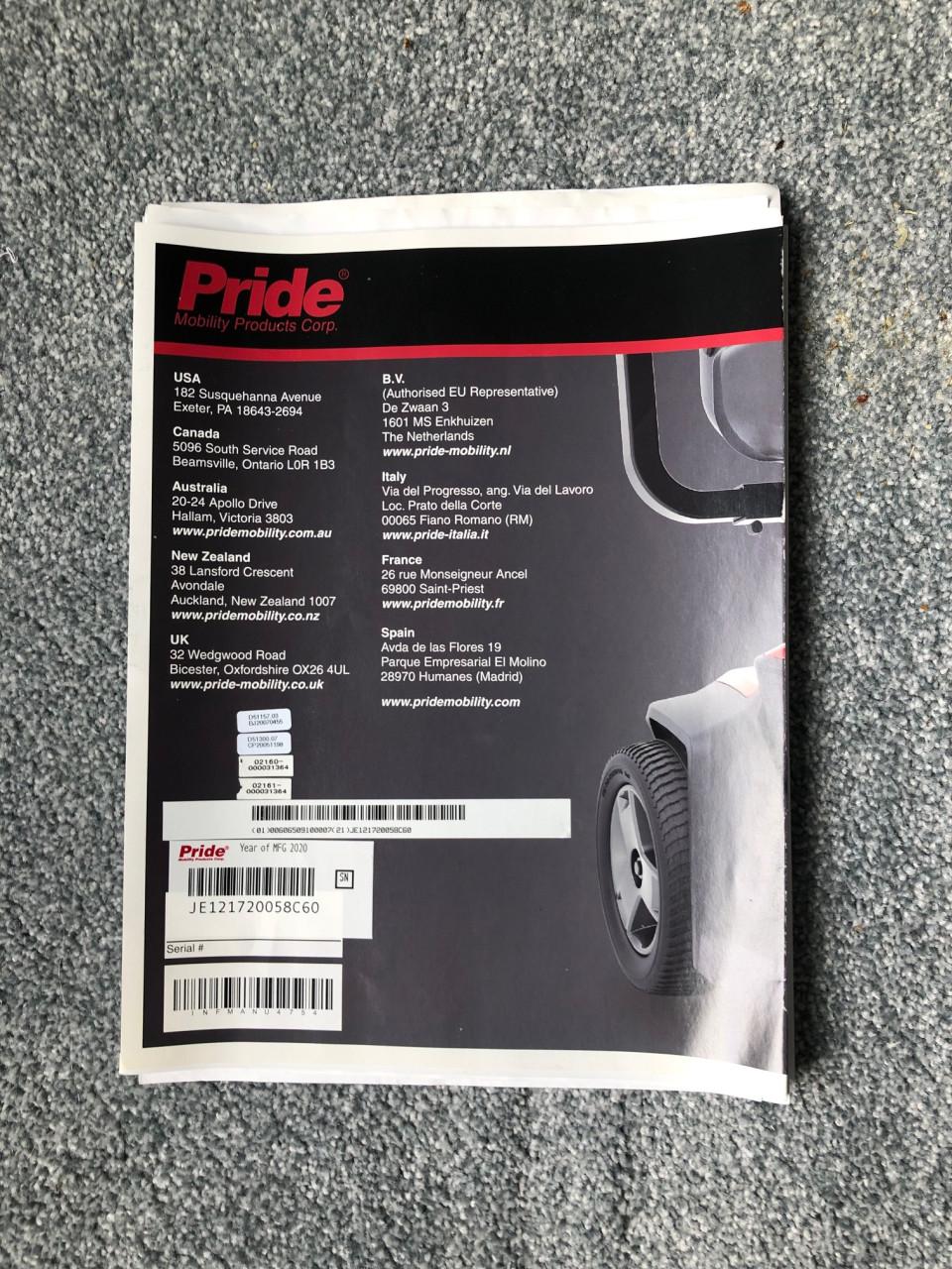 Elektrische rolstoel  Pride Go Chair