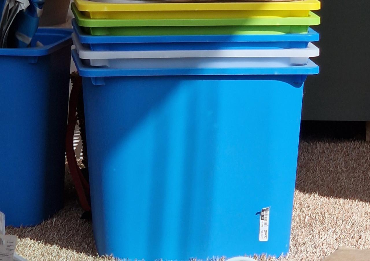 Trofaskast Ikea met bakken