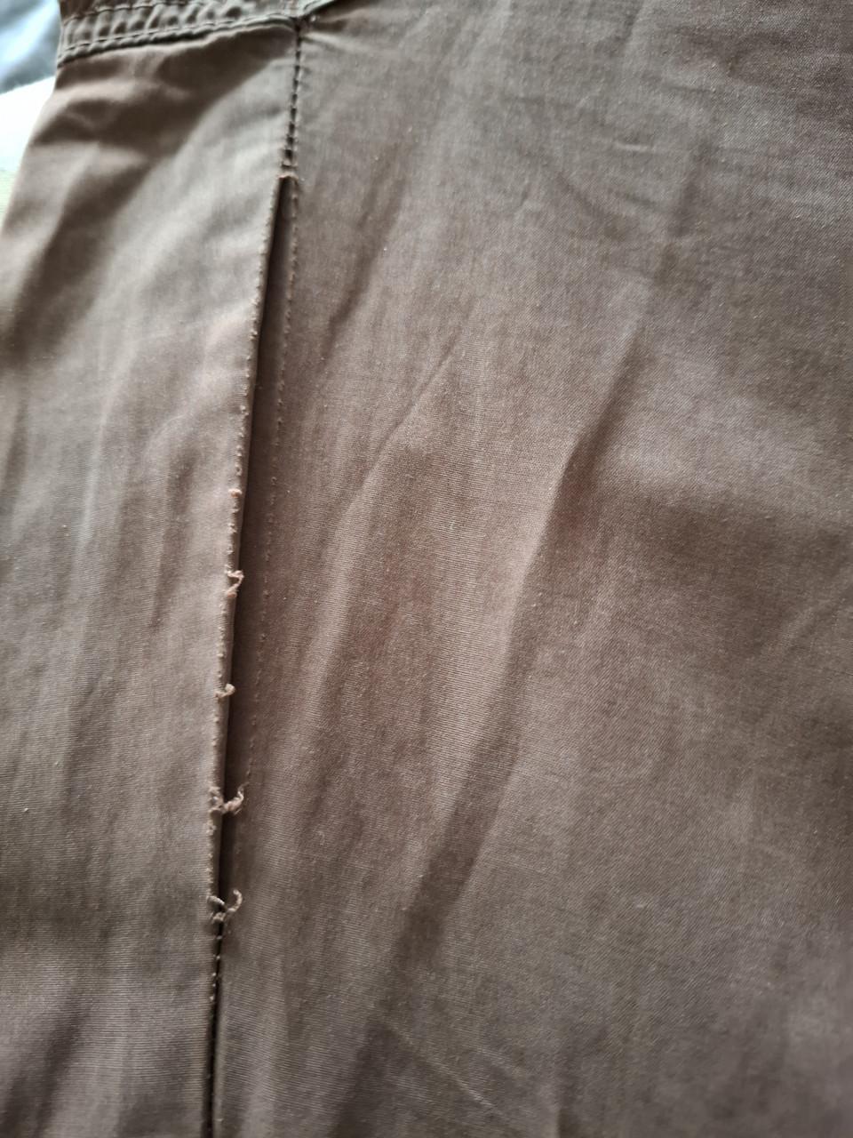 Didi broek met extra zakken en strikdetails. Bruin. Maat 44. Gedragen.