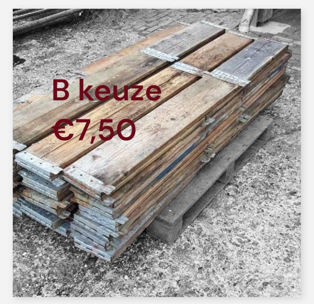 Moestuin bakken / palletranden
