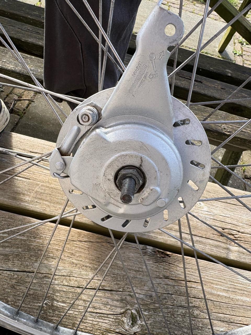 28 inch nexus 8 achterwiel/ naaf