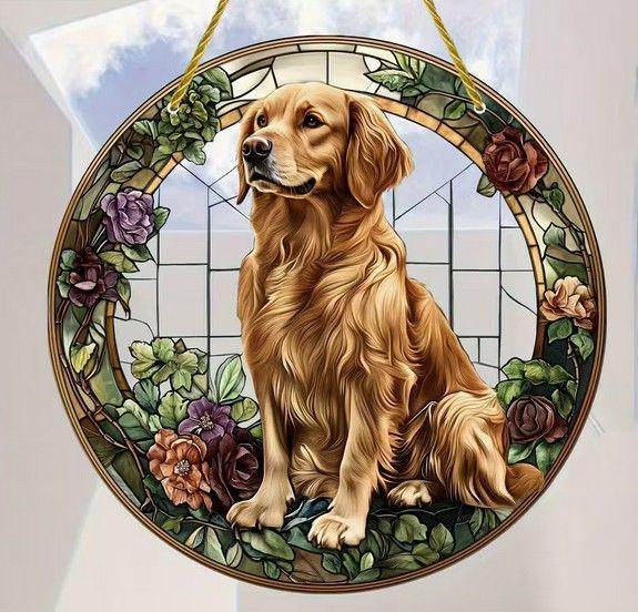 Raamhanger golden retriever