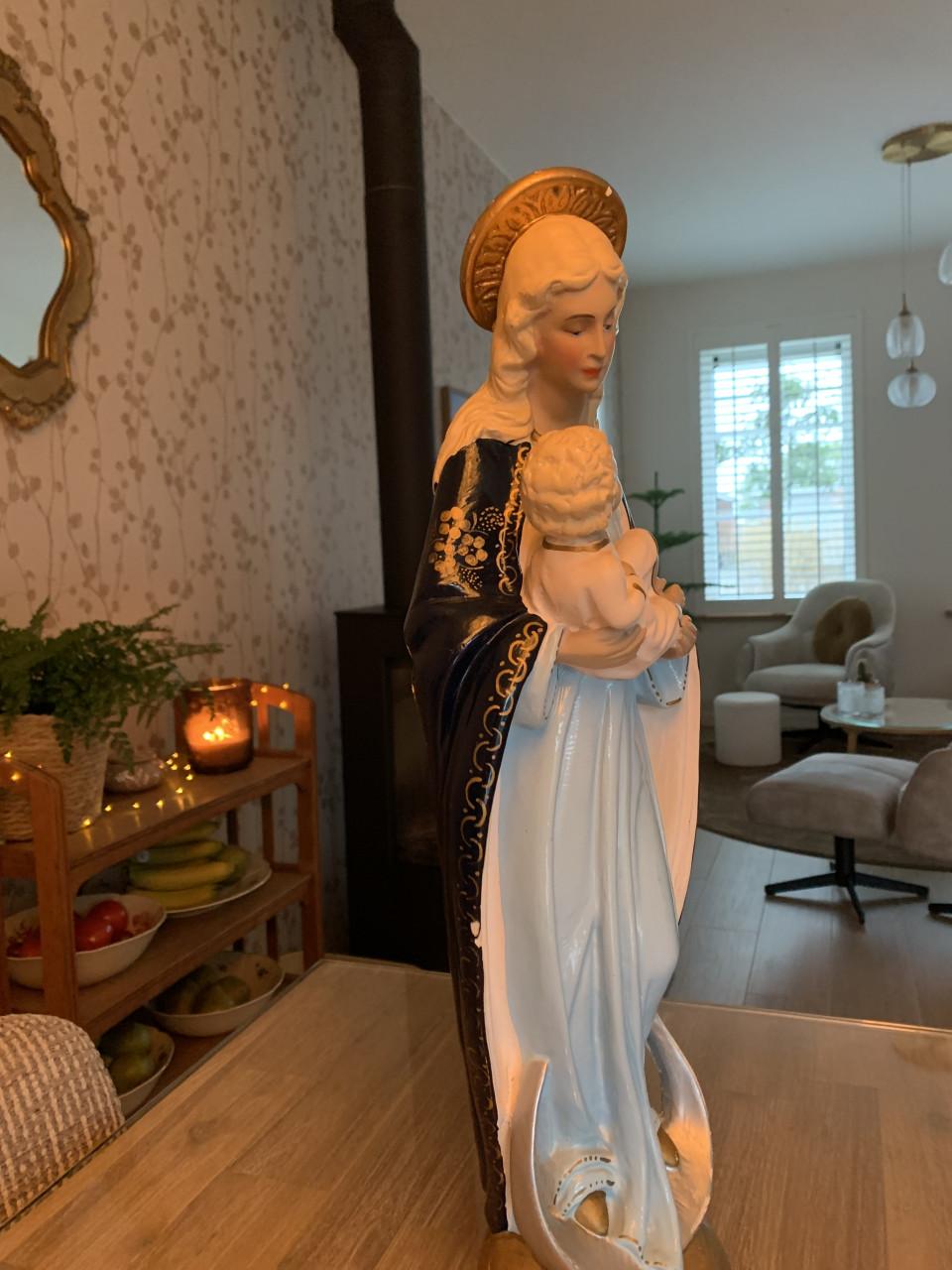 ✨Schitterend Beeld van Maria en Kindje Jezus✨