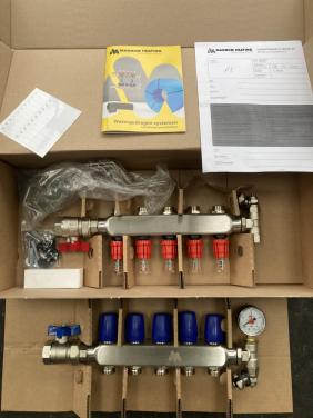 Magnum open vloerverwarming verdeler - 5 groepen