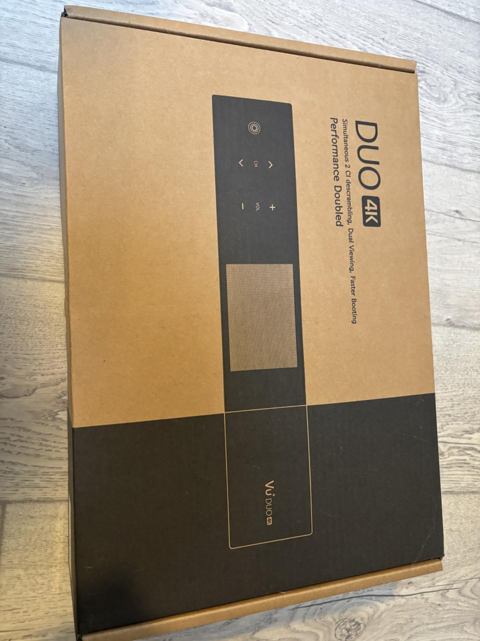 VU+ 4K satelliet en kabel ontvanger.