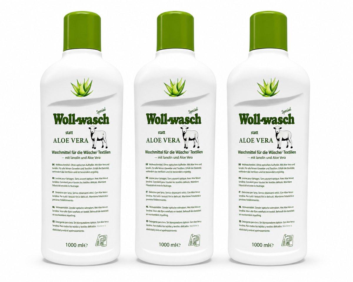 Wollsan - Wol fijnwasmiddel - 3 x 1000ML - met Aloë Vera -