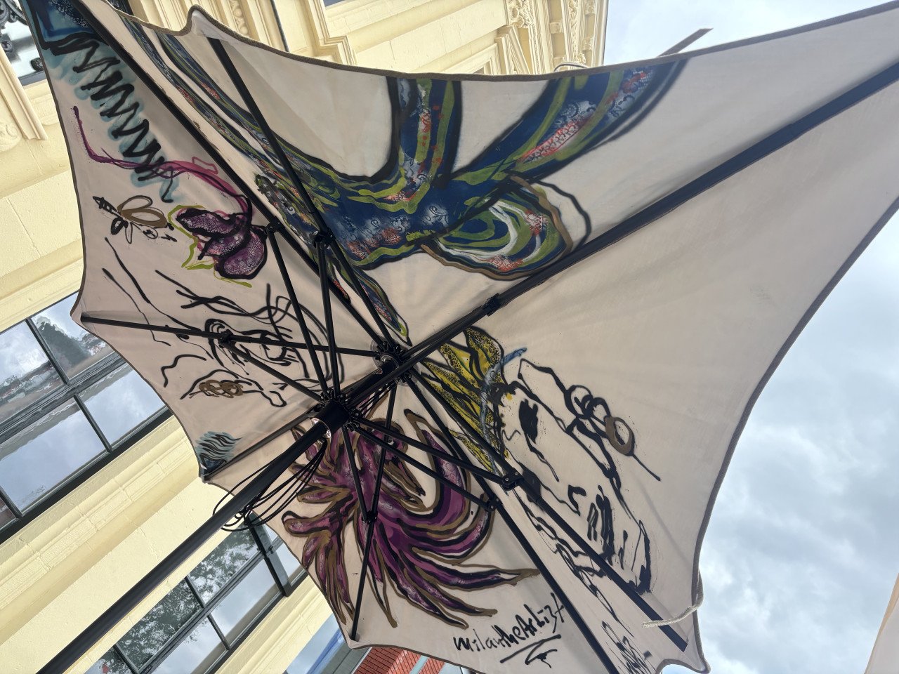 Ultra luxe TUUCi parasol incl kunst