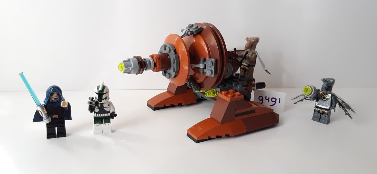 Lego Star Wars 9491: Genosian Cannon met alle minifiguren