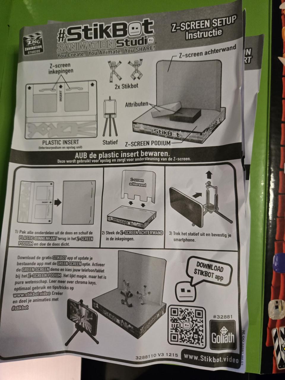 Zing StikBot Studio set met twee poseerbare Stikbot-actiefiguren,