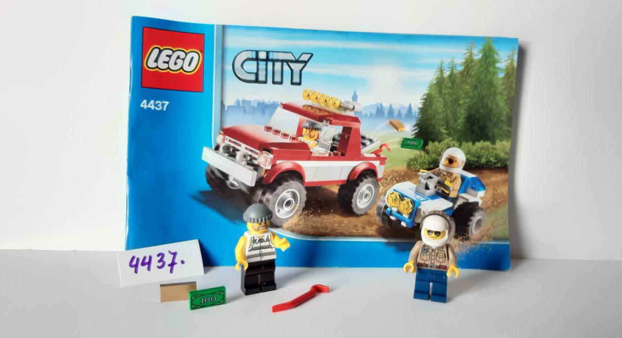 Lego City 4437: politie quad en jeep met 2 minifiguren