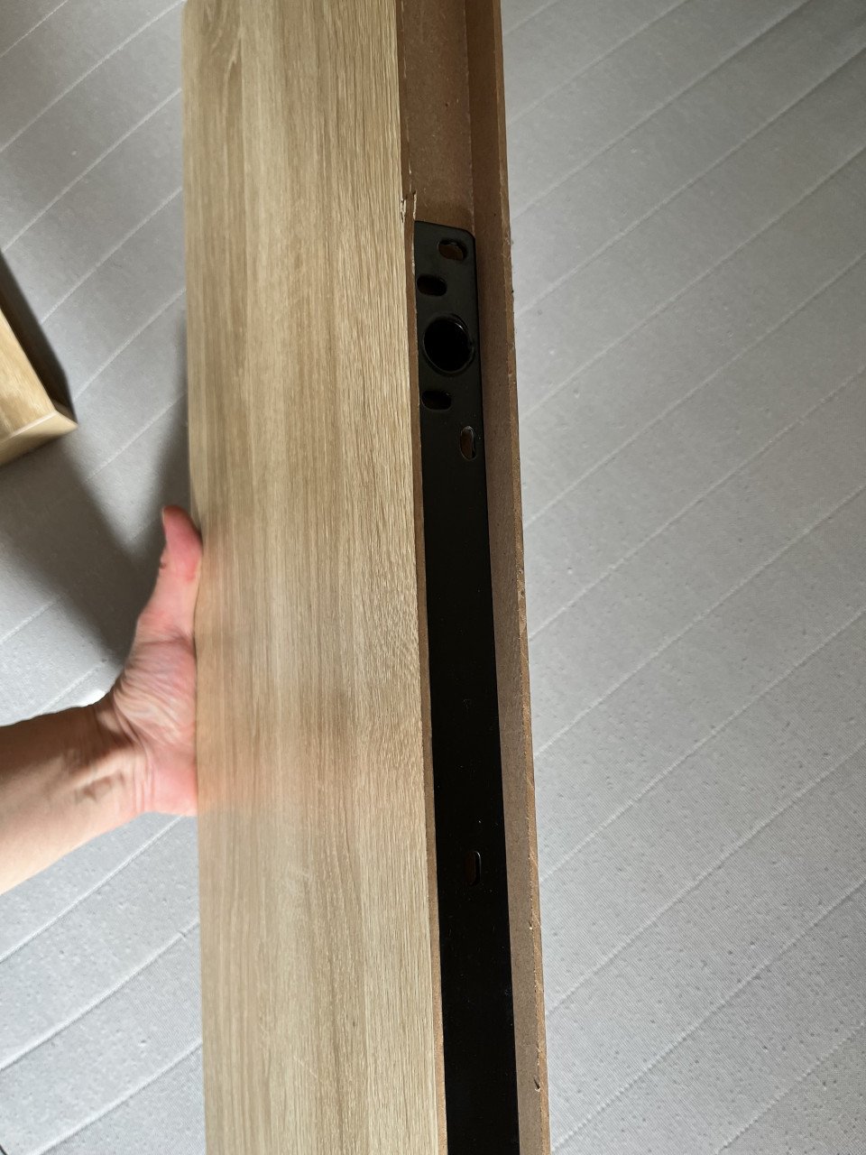 Zwevende wandplank eikenkleur 80x23.5