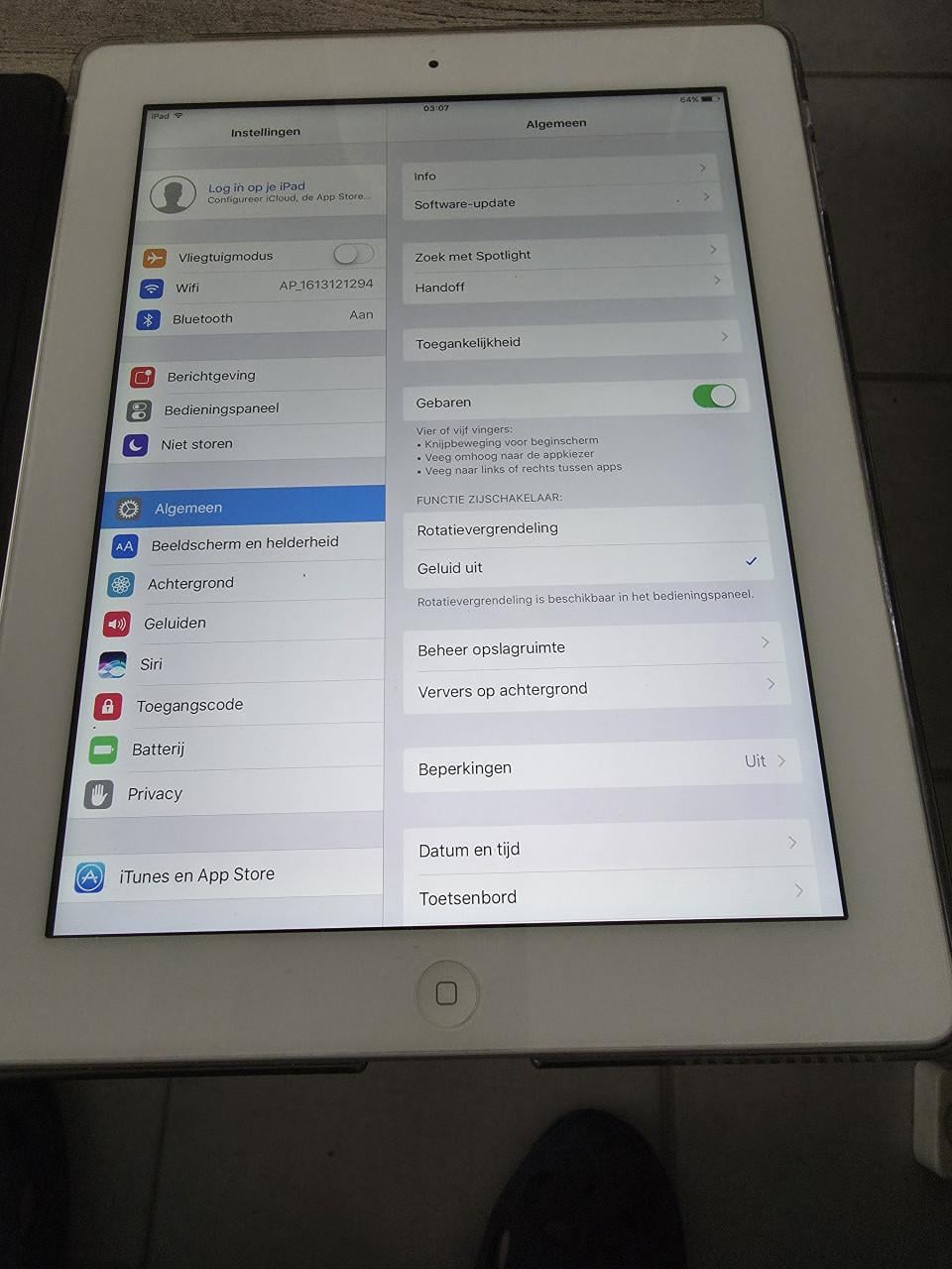 Te koop ipad model A1458  16gb