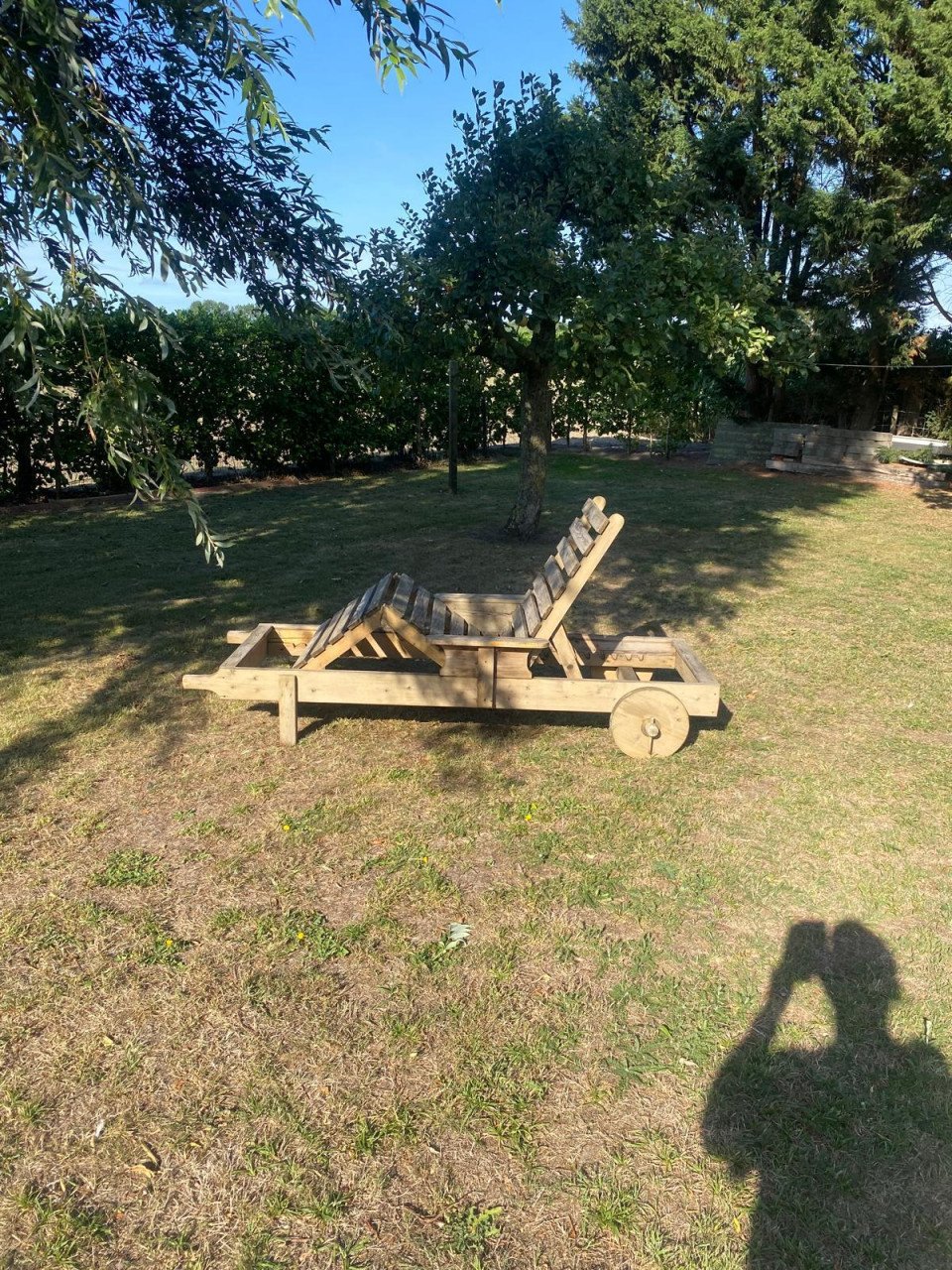 Houten ligbed  (  Farmwood  )