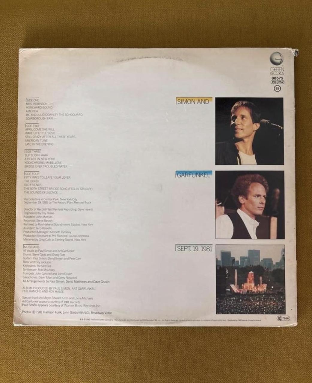 Simon & Garfunkel - The Concert in Central Park LP