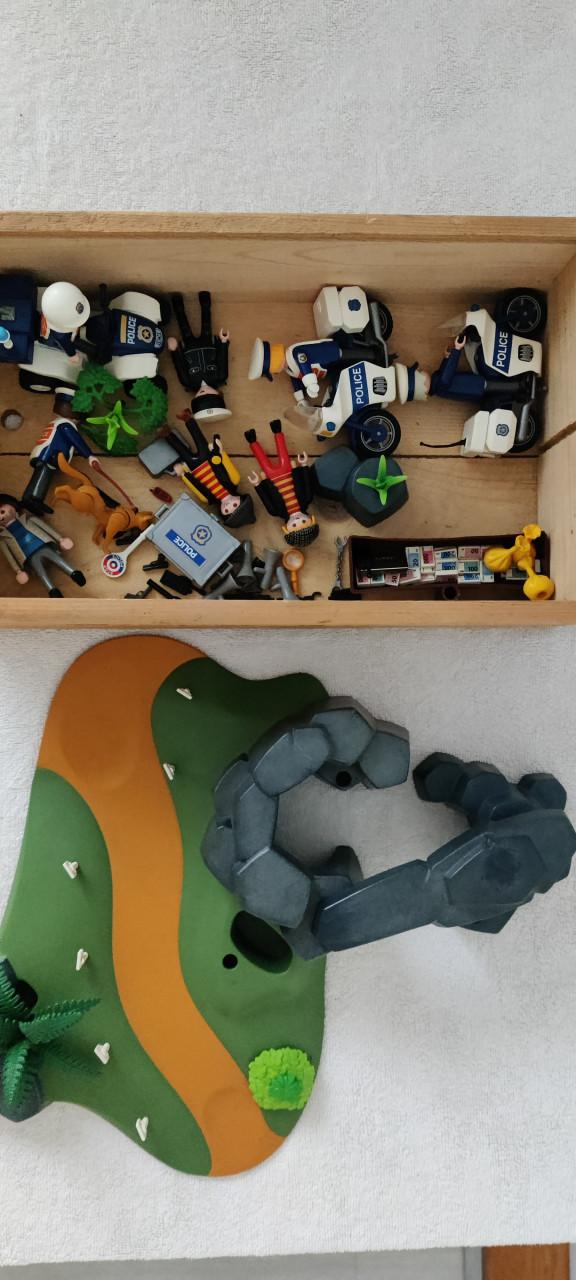 Playmobil Politie doet sporenonderzoek
