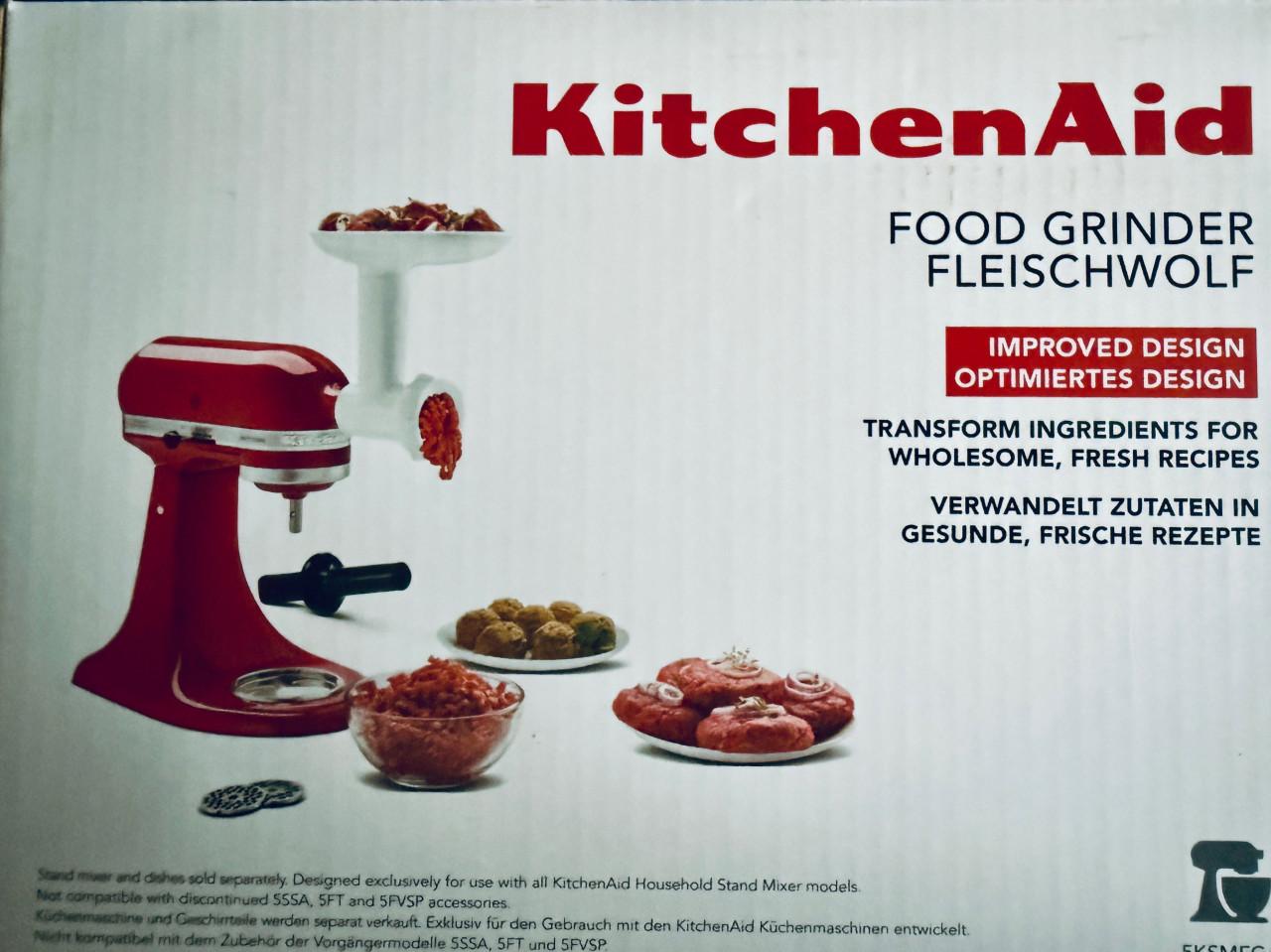 Kitchenaid accessoire vleesmolen nieuw in doos