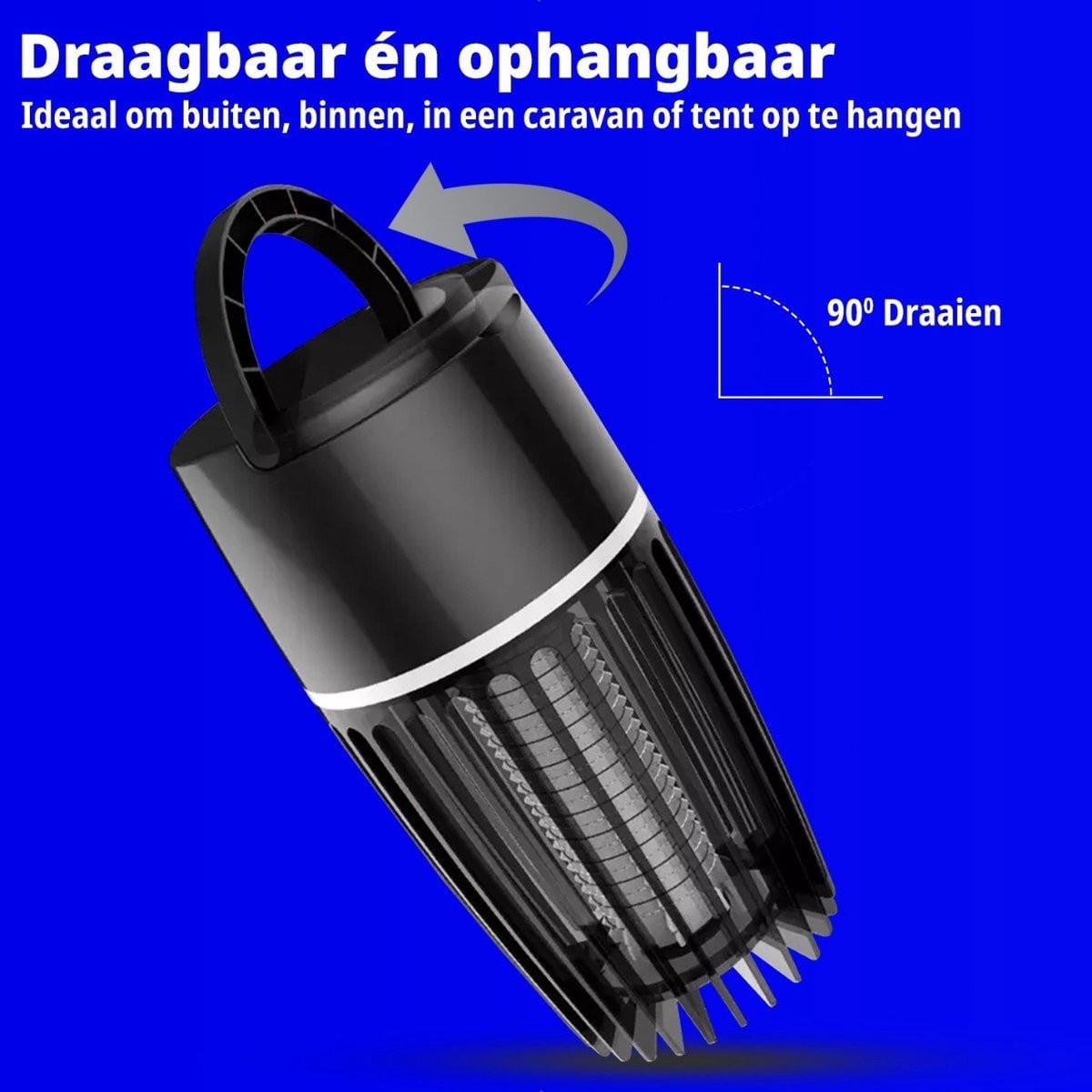 Elektrische Muggenlamp/Lamp met ophangbeugel-oplaadbaar