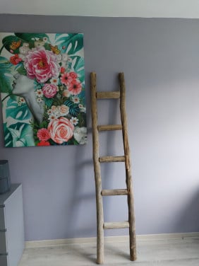 Decoratieve houten lader