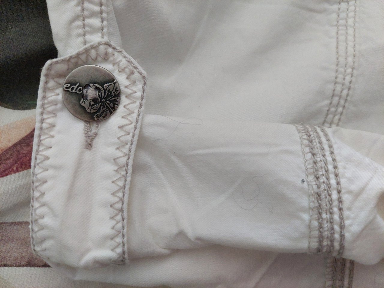 Witte korte damesbroek Esprit mt 42, valt als M