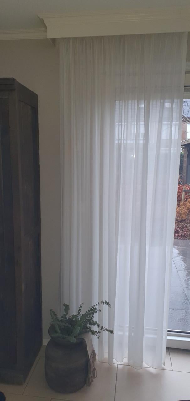 Gordijnen diverse maten kleur off white