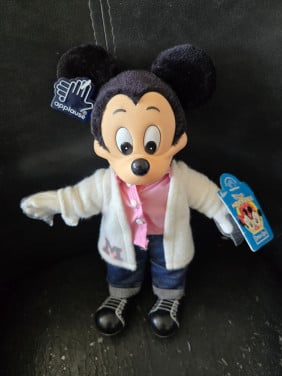 Mickey Mouse-pop van Applause. Jaren 80. 28 cm In nieuwstaat.