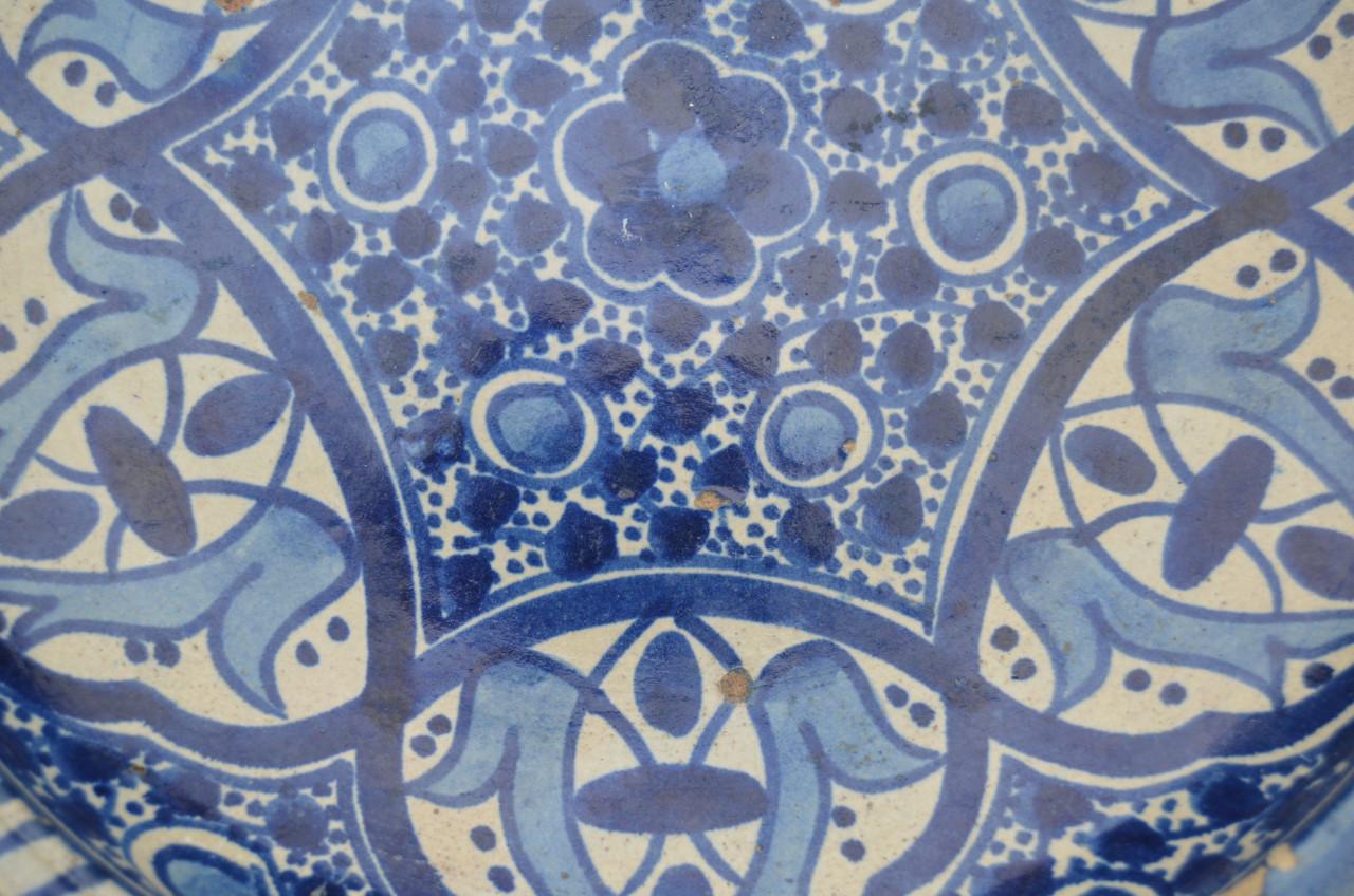 N. Afrikaans Arabisch keramieke schaal Maghreb / Fez / Safi?