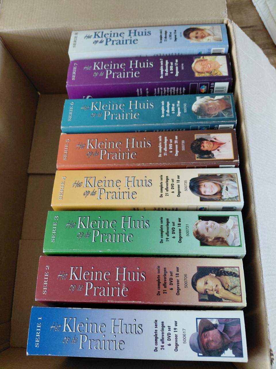 Complete set DVD's van "Het kleine huis op de prairie"