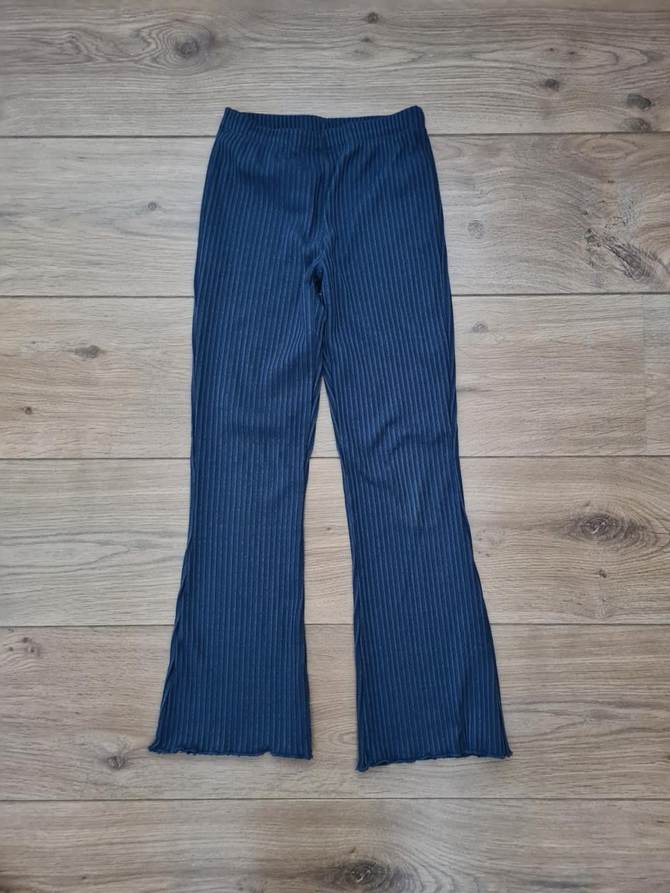 Zeeman blauwe flared broek maat 128