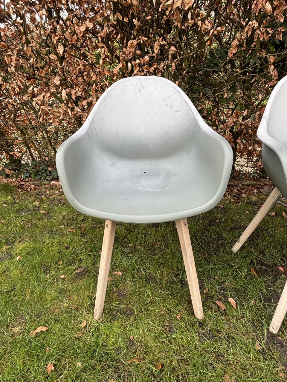 Tuinstoelen kuipstoel 6x