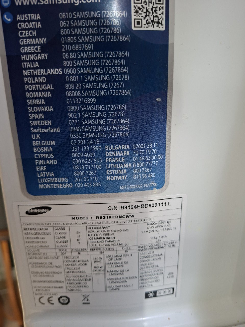 Samsung Koelvries combinatie