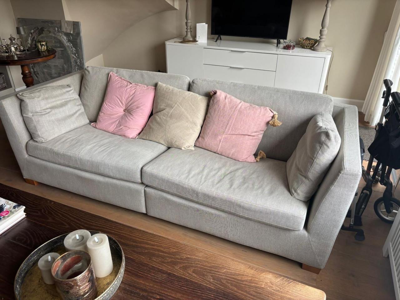 3 zitbank ikea grijsblauw br 240 cm