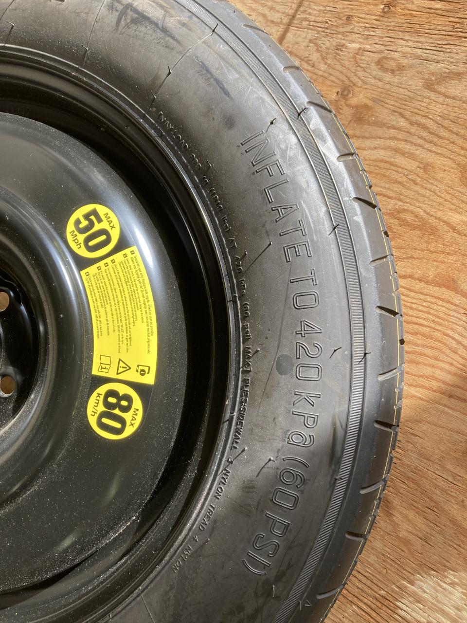 Reserveband/thuiskomertje voor Rav4 hybride