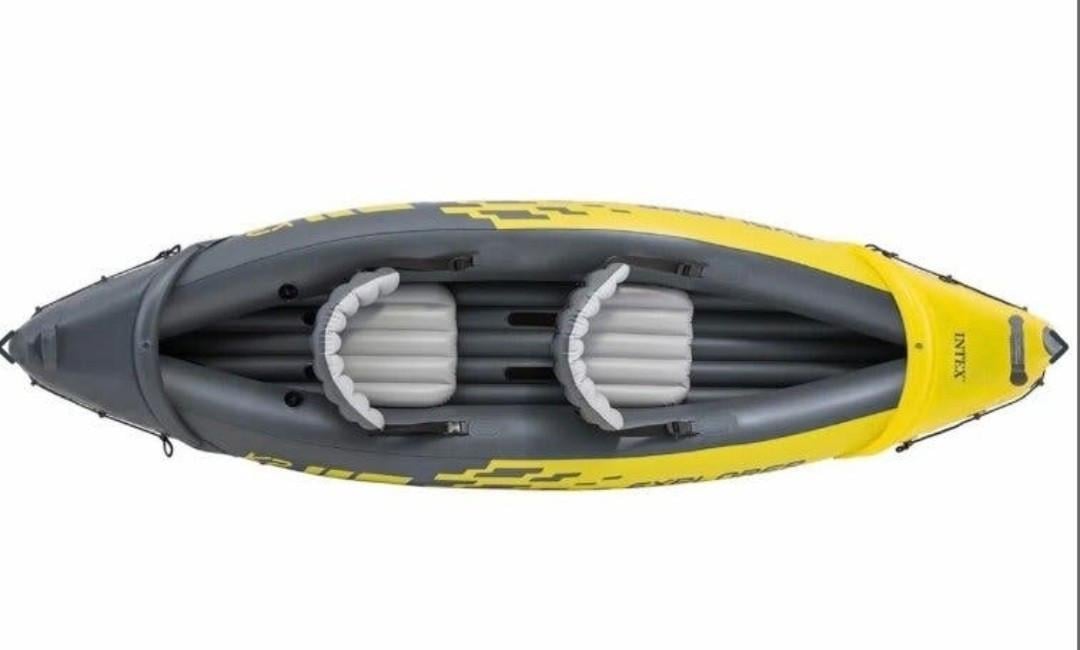 Opblaas kano intex explorer