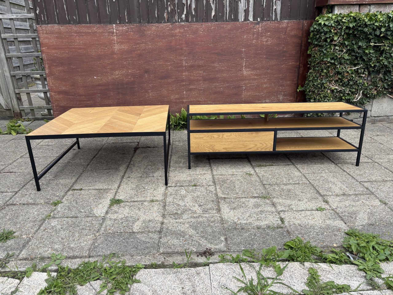 Salontafel en tv meubel