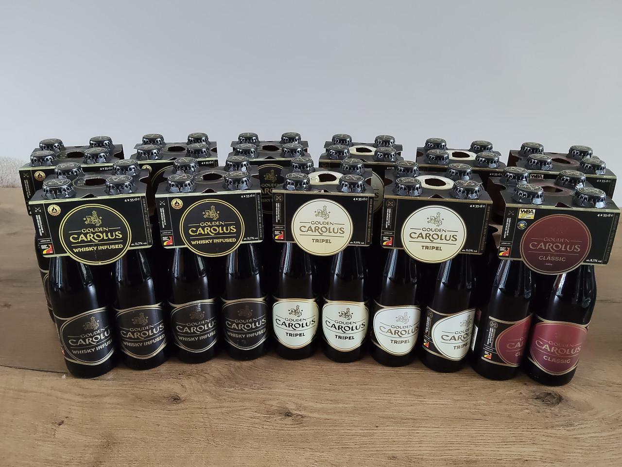 4-packs Gouden Carolus speciaalbier diverse varianten